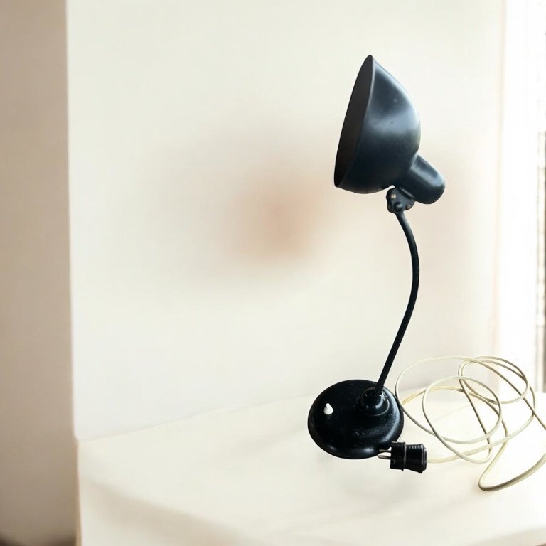 Jdell Bauhaus desk lamp 1920-30s - No Kaiser Idell yet! Very early