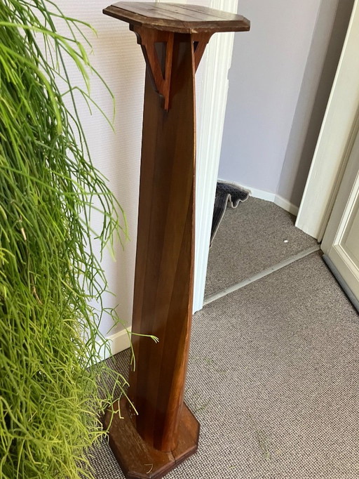 Pied de Stal of Large Wooden Airplane Propeller