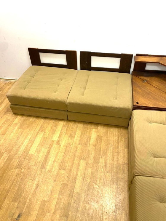 Image 1 of Sofá esquinero Mid-Century de Dřevotvar, diseño checo de los años 60 y 70