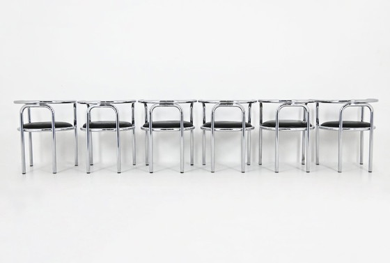 Image 1 of "Locus Solus" Chairs by Gae Aulenti for Poltronova, 1960s, set of 6