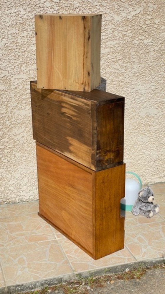 Scaffale Vintage con Cassetti in Rovere Massiccio – Credenze, Wood (photo 9 of 30)