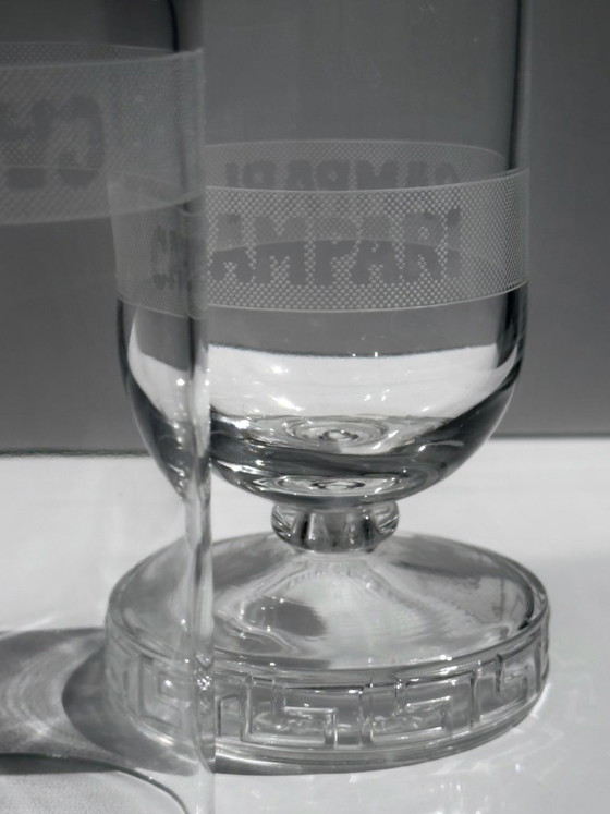 5 Campari „Greca“ Bitterglazen van Matteo Thun voor Alessi, Italië 1986, met originele doos (photo 3 of 9)