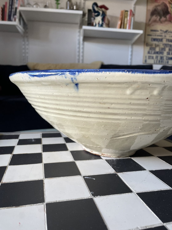Image 1 of Grote keramische schaal Lebrillo Oud uit Nijar Almeria