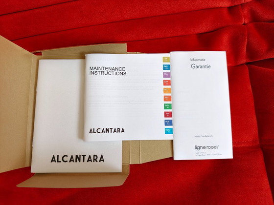 Ligne Roset Togo 3 posti. Alcantara Goya Red – Divani 3 posti, Tessile (photo 8 of 8)