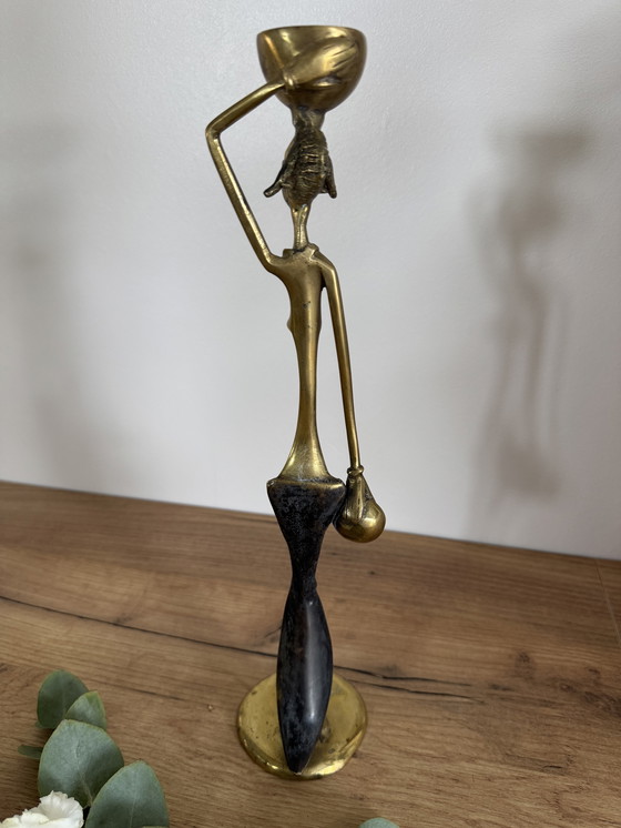 Image 1 of African bronze statuette