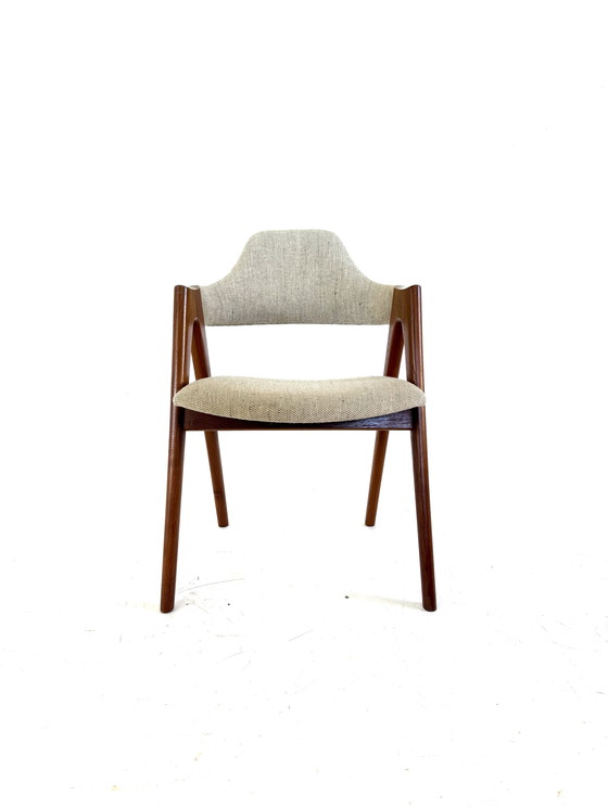 Image 1 of Vintage teKhouten ‘compass’ stoel, Kai Kristiansen ‘60