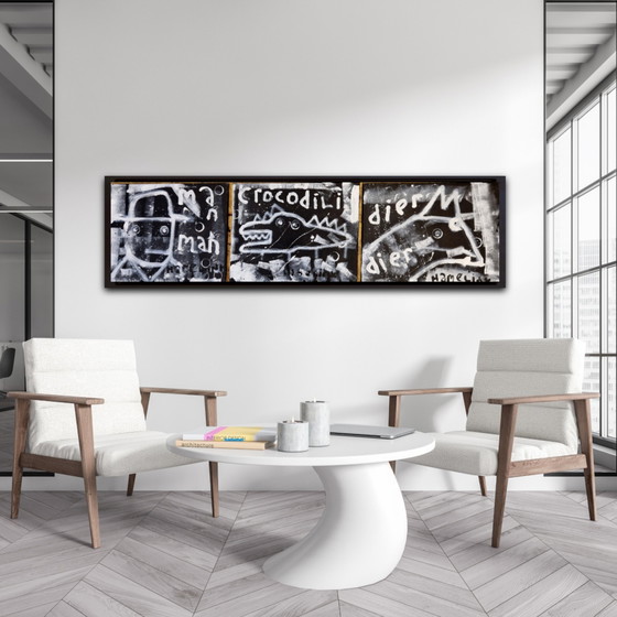 Image 1 of Dreiteiliges Hamelink-Gemälde: Instinct