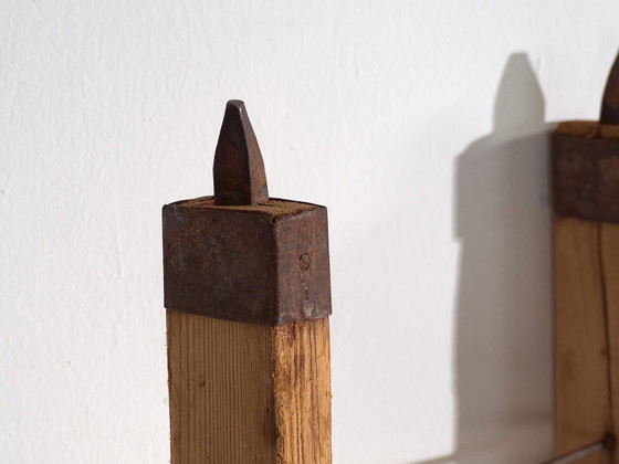 Scala antica in legno massello (c.1920) #2 – Sculture, Rustic (photo 14 of 35)