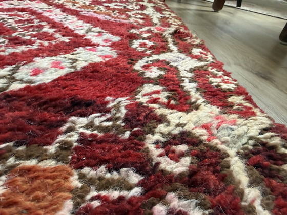 Image 1 of Grand tapis marocain vintage – 281 x 181 cm – Laine à poils longs