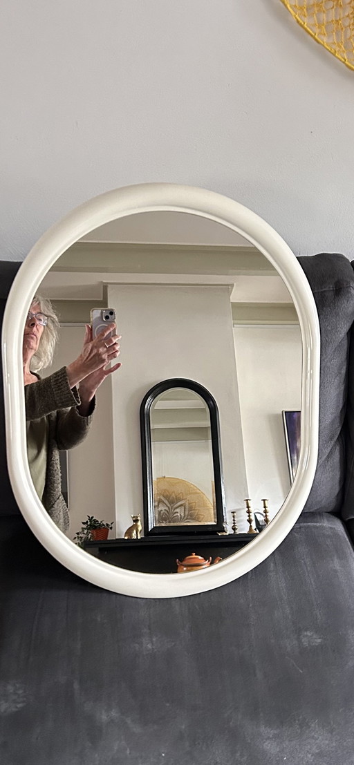 1970s Vintage Bathroom Mirror with Cabinet