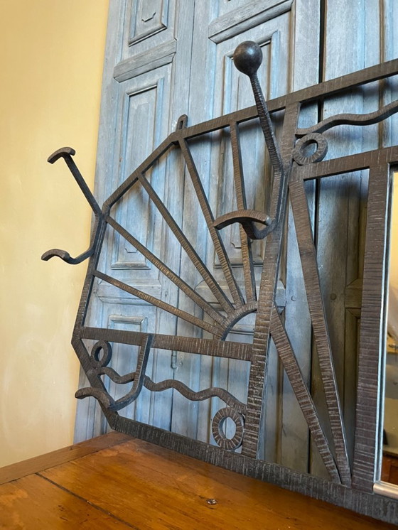 Image 1 of Wandgarderobe, Art-déco-Stil, 1930er Jahre, Französisch