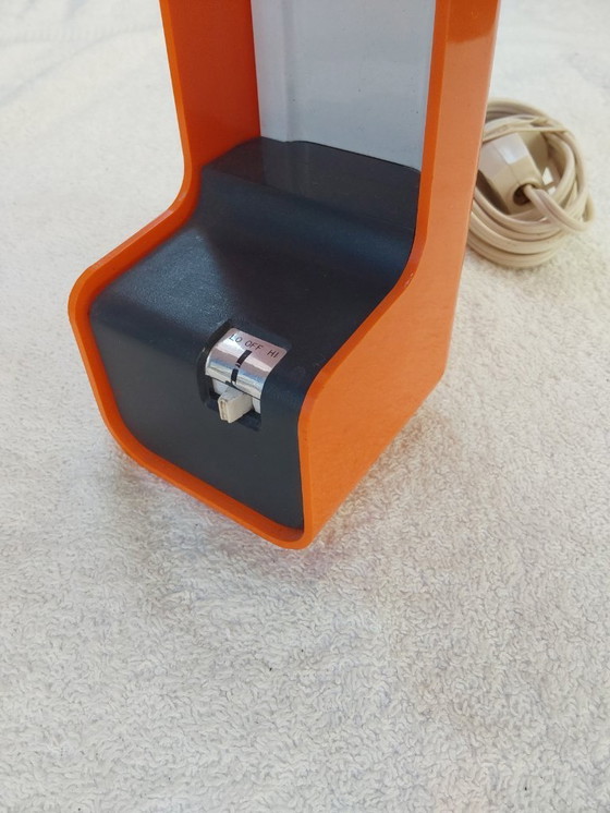 Image 1 of ELL Tablelamp NANBU Japan Model NA-417 Orange Space Age Lamp