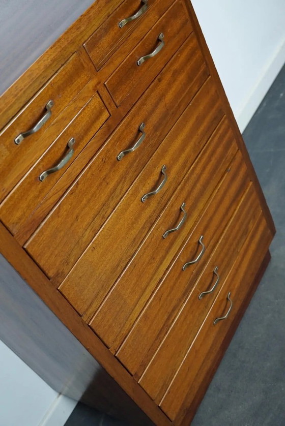 Image 1 of Cabinet de dentiste ancien en acajou, Amsterdam vers 1930