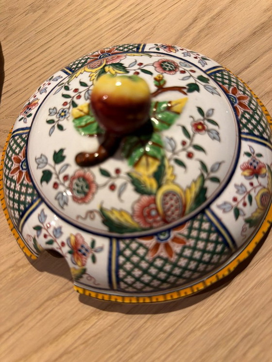 Soepterrine – Sarreguemines, Schalen, Porselein (photo 3 of 5)