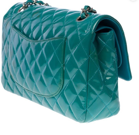 Image 1 of Borsa CHANEL Timeless/Classique in Cuir Bleu - 1012835