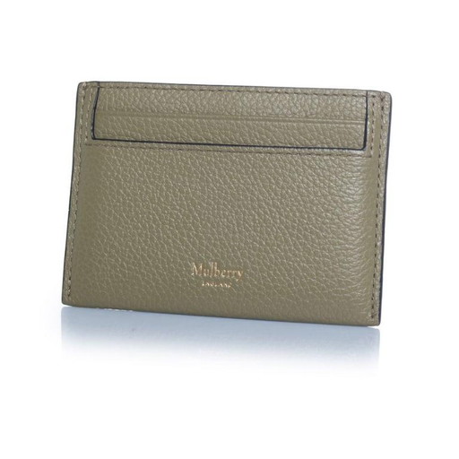 Mulberry, green leather card holder
