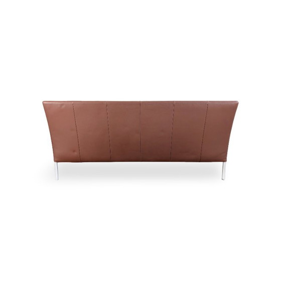 Original Walter Knoll Jason Sofa Couch Design Two-Seater Leather – 2 seaters, Metal (photo 5 of 10)