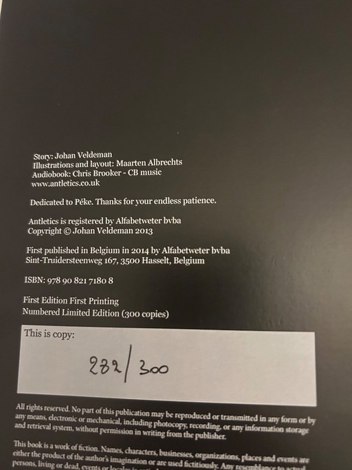 Antletics – Edición limitada rara (numerada 282/300) + ¡Firmada y extras! – koffietafelboeken, Other (photo 2 of 7)