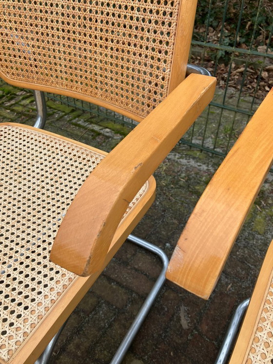 Image 1 of 8x Marcel Breuer stoel