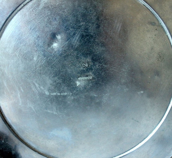 Image 1 of Large old metal teapot/kettle, 1930s/40s