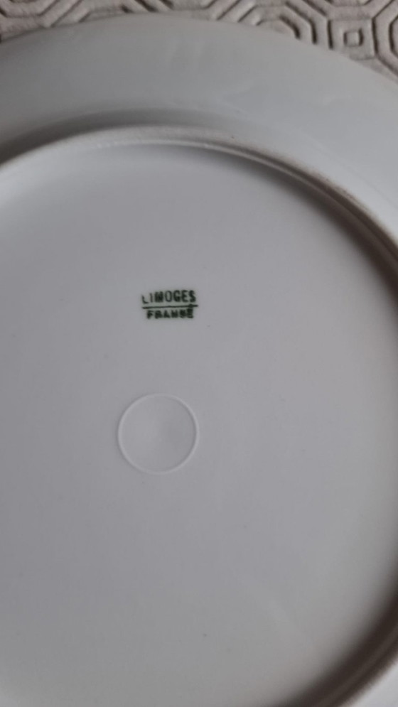 Set van 12 dessertbordjes + serveerschaal van Limoge – Servies, Ceramic (photo 5 of 5)