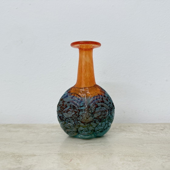 Image 1 of Raro Kjell Engman para Kosta Boda Suecia jarrón Rio face glass jarrón en miniatura