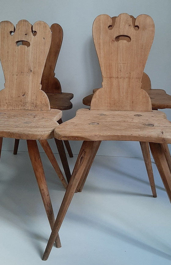 Image 1 of Brutalist farm chairs Tyrol 4