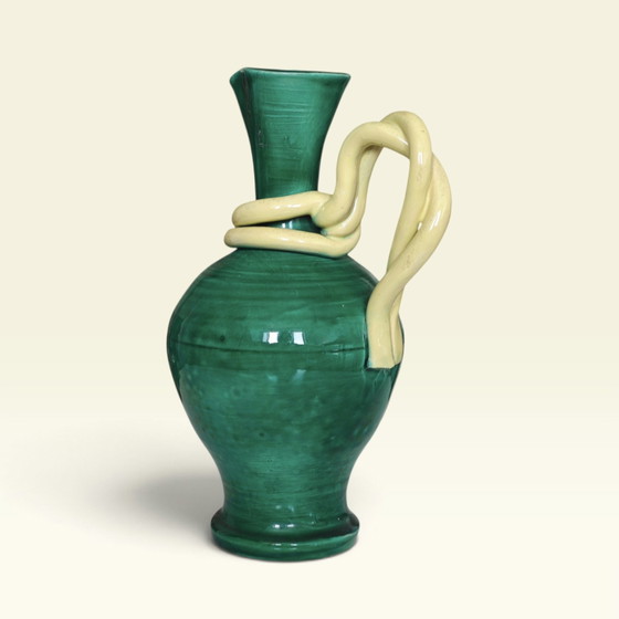 Ceramic Pitcher Vase from the 40s, Georges Jouve – Céramique Française (photo 2 of 10)