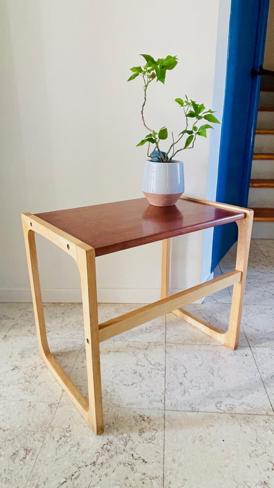 Image 1 of Tavolino da caffè vintage in legno esotico