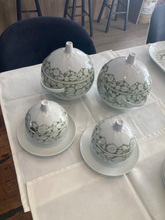 Service de table vintage Rosenthal Studio Line Lotus, vert jade. – Vaisselle, Porcelain (photo 3 of 20)