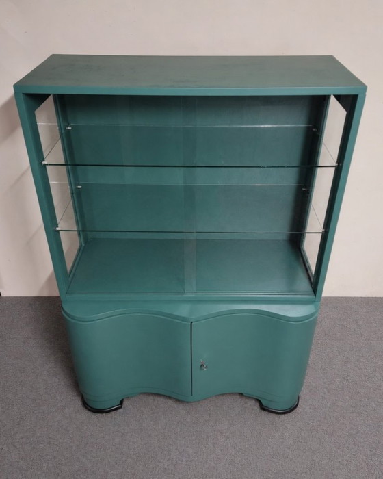 Image 1 of Art Deco vitrinekast, jaren 1950