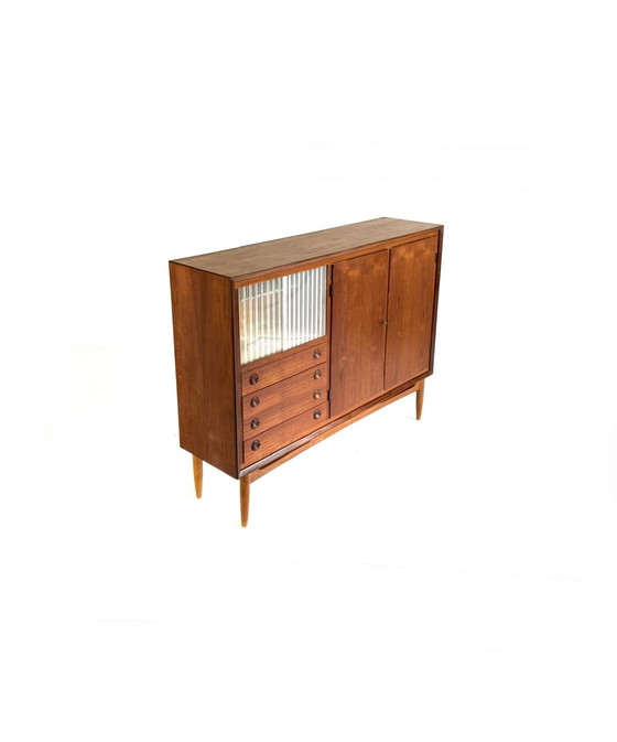 Image 1 of Credenza alta danese vintage in teak anni '60