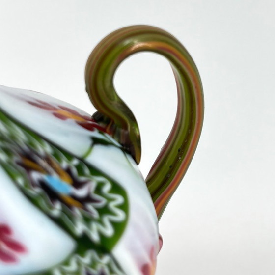 Image 1 of Vintage Murano Millefiori glass amphora – attr. Fratelli Toso