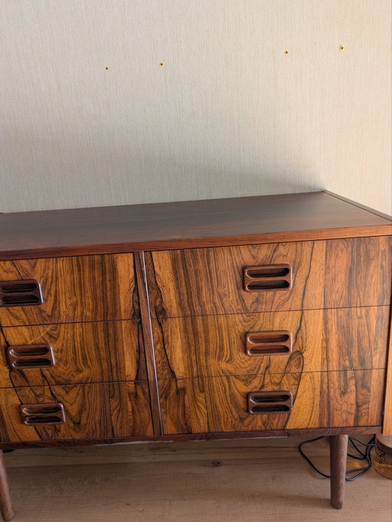 Vintage Rosewood Sideboard 60s/70s, Brown (photo 8 of 14)