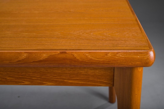 Image 1 of Danish Extendable Dining Table in Teak by Henning Kjærnulf for Vejle Møbelfabrik, 1960s