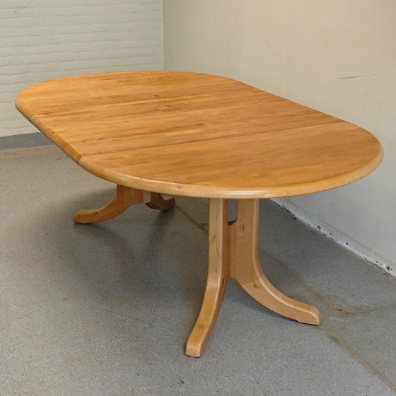 Image 1 of Vintage Rainer Daumiller uitschuif eettafel