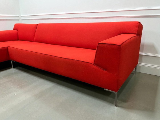 Image 1 of Divano angolare Bloq di Design on Stock – Ploegwol Red