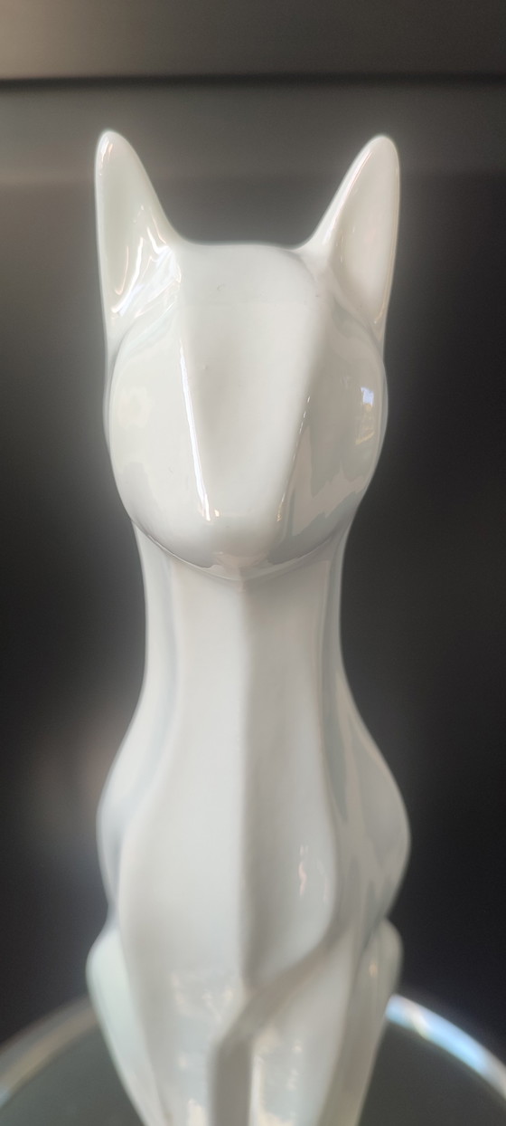Scultura Felina Stile Art Déco (31 Cm) Ceramica Italiana – céramique italienne, Oggetti decorativi (photo 5 of 14)