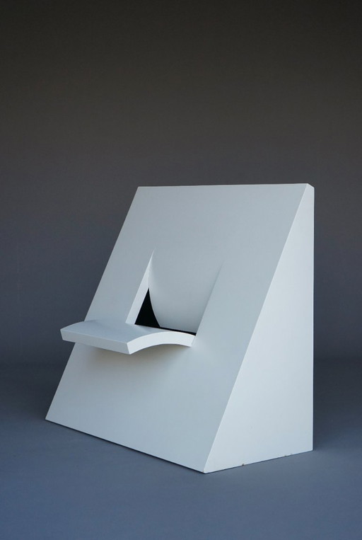 Sedia scultorea unica 'No29' di Jochen Kirschstein, anni '90