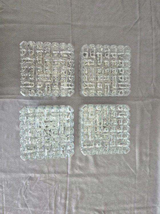 Image 1 of Vintage ERCO Wall Lamp 54075 – Mid-Century Glass Sconce, 1960s–70s, Original Condition