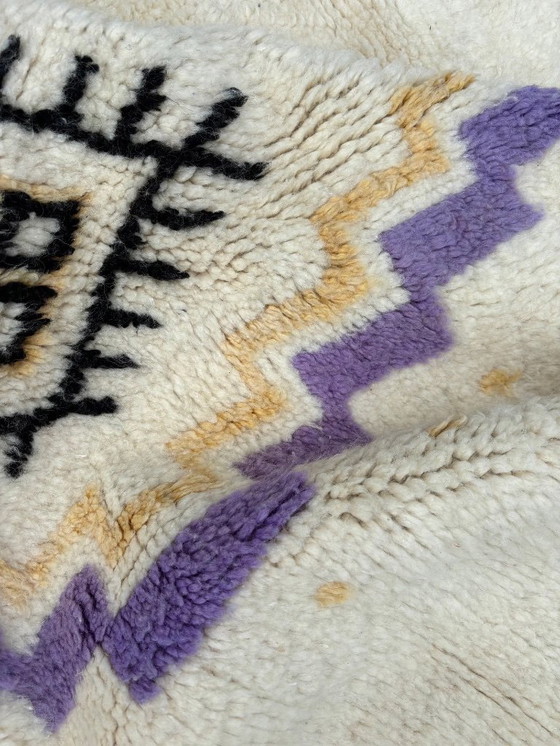 Image 1 of Moroccan Beni Ourain Rug 175x290 cm - Berber Wool Carpet - Moroccan Area Rug - Handmade Rug - Moroccan Carpet - Colorful Morocco