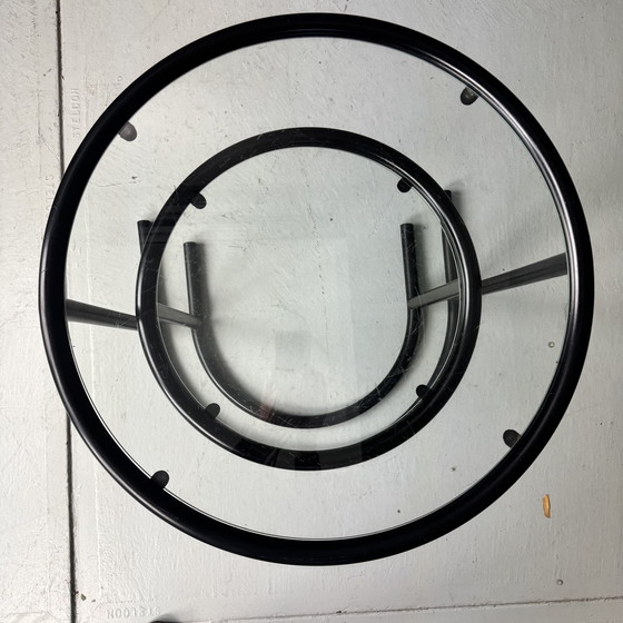 Image 1 of Set van 2 buisframe bijzettafels - postmoderne