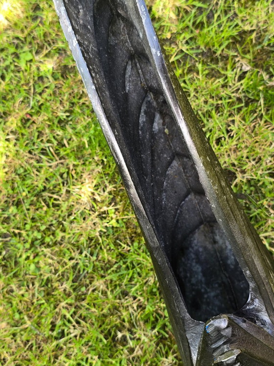 Image 1 of Set Of 2 Large Aluminum Vases, Falling Star