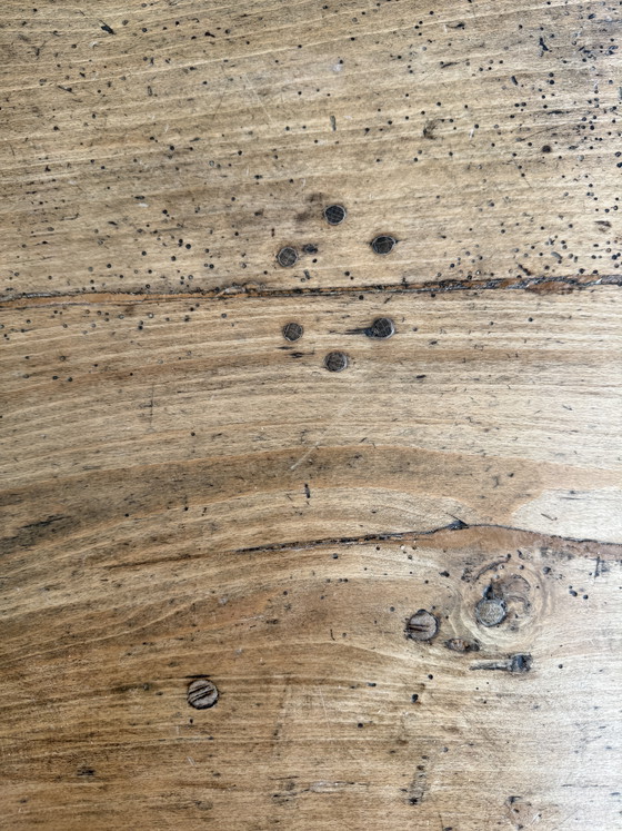 Image 1 of Antique French wooden table - 199 cm