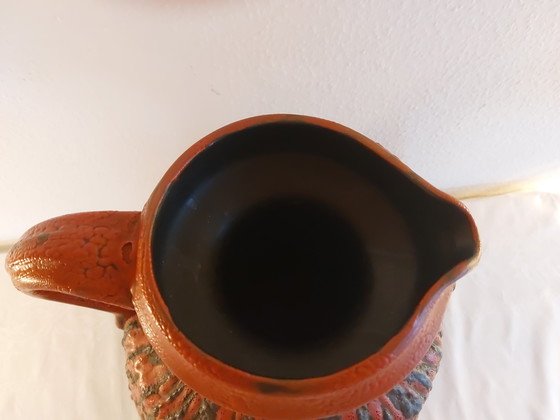 Image 1 of Ceramano "Rubin" 246 Hans Welling, pietra lavica grassa, Mid Century, vaso da pavimento XXL, rarità