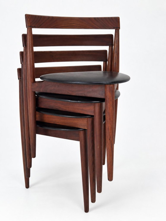 Salles à manger complètes Roundette en teck extensible par Hans Olsen pour Frem Røjle, Danemark années 1960 (photo 31 of 37)
