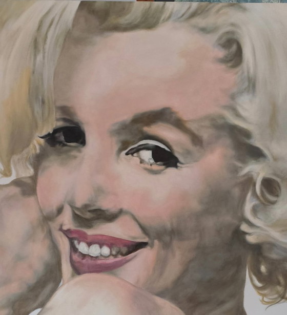 Image 1 of Sandra Melin, Marilyn Monroe, L'ultima seduta (1962), Acrilico su tela