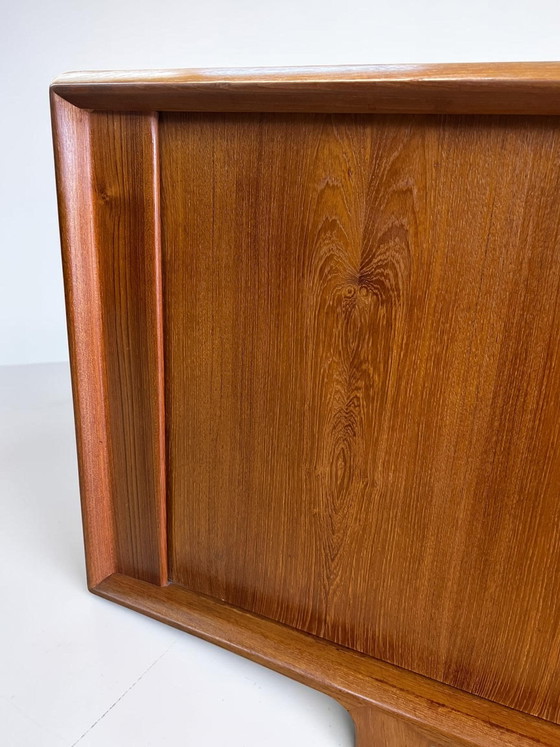 Rare Bernhard Pedersen (BPS-M) Teak Sideboard Model 1560, Denmark 1960s, 250 cm, Tambour Doors, Mid Century (photo 8 of 15)
