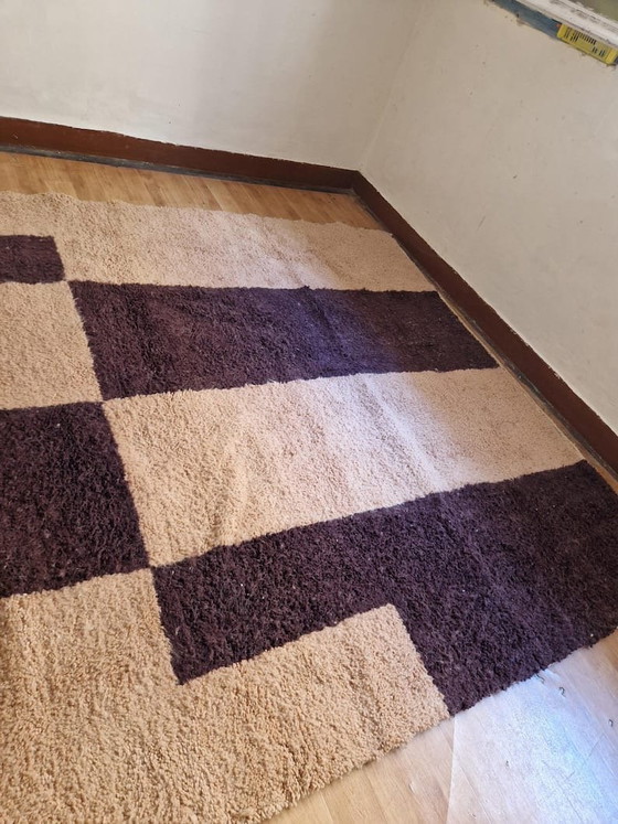 Groot traditioneel handgemaakt vloerkleed van puur wol, 3/4 meter – Alberto Bazzani, Vloerkleden en tapijten (photo 6 of 7)