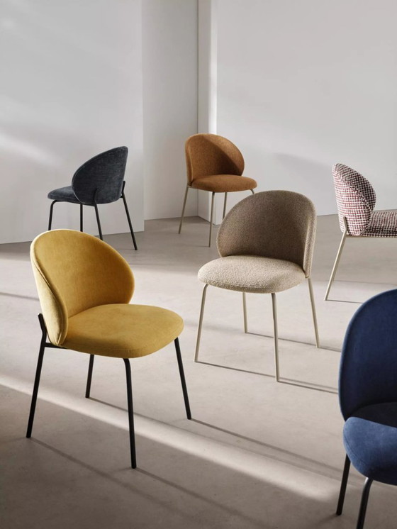 Image 1 of BoConcept PRINCETON eetkamerstoelen set 4 stuks voor € 250,-